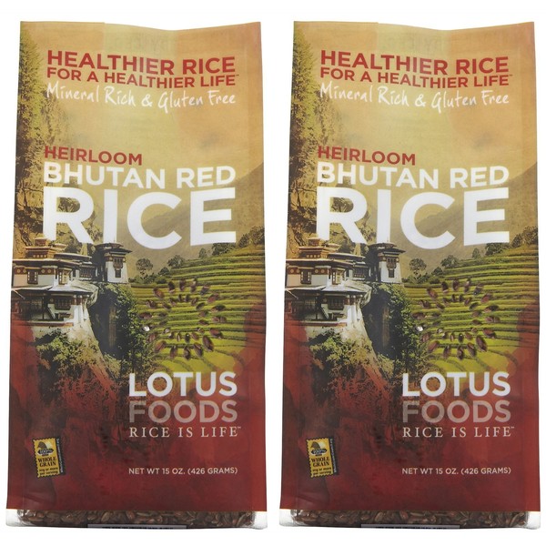 Lotus Foods Bhutanese Red Rice, 15 oz, 2 pk
