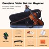 ADM 3/4 Size Wood Violin Set for Kids Teens Students