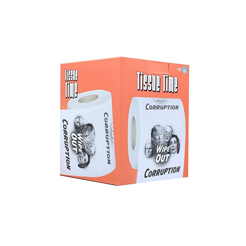 Play Visions Tissue Time Wipe Out Corruption Novelty Toilet Paper