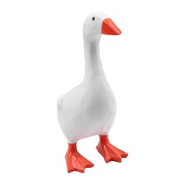 ANCLLO Goose Magnetic Key Holder Resin Goose Shape Statue Key Holder Magnetic Tool Holder Home Decoration Cute Animal Figurines Keys Holder for Keys Glasses Bells