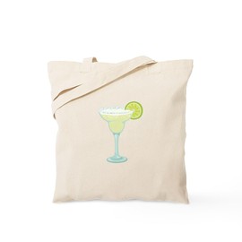 CafePress Margarita Cocktail Tote Bag Natural Canvas Tote Bag, Reusable Shopping Bag