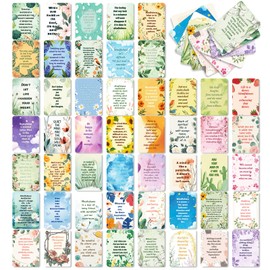Motivational Encouragement Cards for Kids 50Pcs Floral Series Positive Affirmation Cards Small Mini Inspirational Lunch Box Notes Teacher Classroom Reward