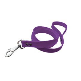 L'Atelier du Fourmilier Dog Leash in BioThane material, Width 25 mm (Amethyst)