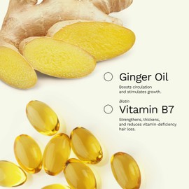 Ginger Milk - Hair Growth Kit with Natural Ingredients | 4fl oz Serum, 16fl oz Shampoo & 16oz Mask | Paraben, Salt & Sulfate Free
