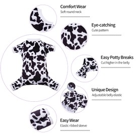 CuteBone Dog Pajamas Costumes Fleece Pet Clothes Puppy Onesie Winter Holiday Cute Cat Jammies Keep Your Pet Warm in The Cold Weather P222M
