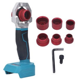 Plastic Water Pipe Welder, Cordless Handheld Socket Fusions Welder Kit, Rechargeable PPR Pipe Welding Machine with 6 Die Heads for PPR PE HDPE Pipe (340℃ Constant Temperature)