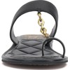 Vince Camuto Women's Lexie Flat Sandal, Black, 11