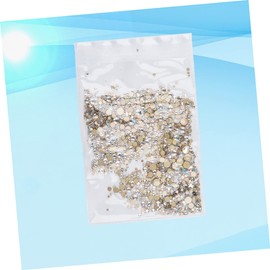 Baluue 1440Pcs Mixed Size AB Rhinestones for Nail Art Decoration Colorful Nail Gems for Manicure Accessories Suitable for DIY Design and Craft Projects