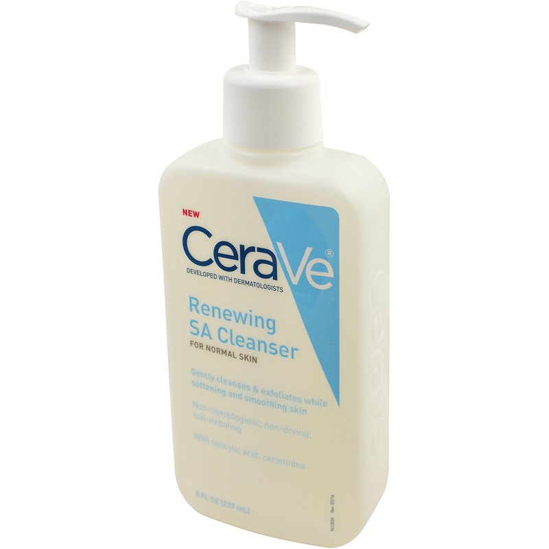 CeraVe Salicylic Acid Cleanser | 8 Ounce | Renewing Exfoliating