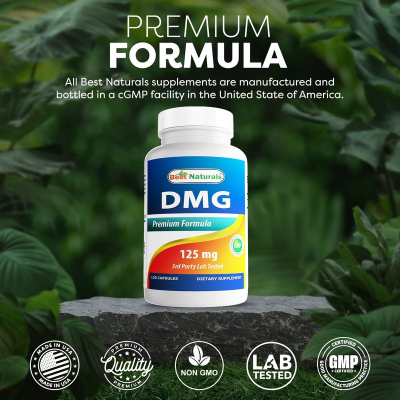 Best Naturals DMG 125 mg 120 Capsules