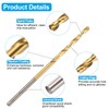 sourcing map Tap and Drill Bit Set, 2pcs M2 x
