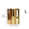 LOUIE SILNA Office Accessories Gold Ceramic Pen Holder, Desk Organiser