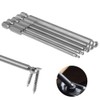 Bestgle 5pcs 100mm Ball End Hexagon Head Long Magnetic Screwdriver