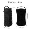 2 PCS Soft Silicone Body Scrubber, 2 in 1 Exfoliating