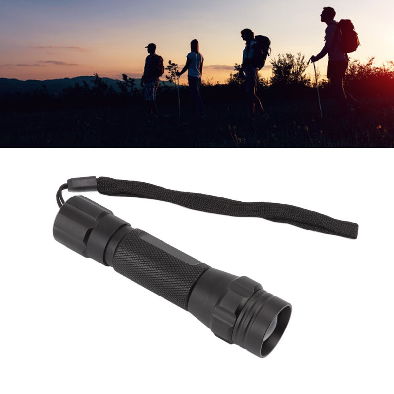 LED Blue LED Flashlight Zoomable Aluminium Alloy Blood Tracker Hunting