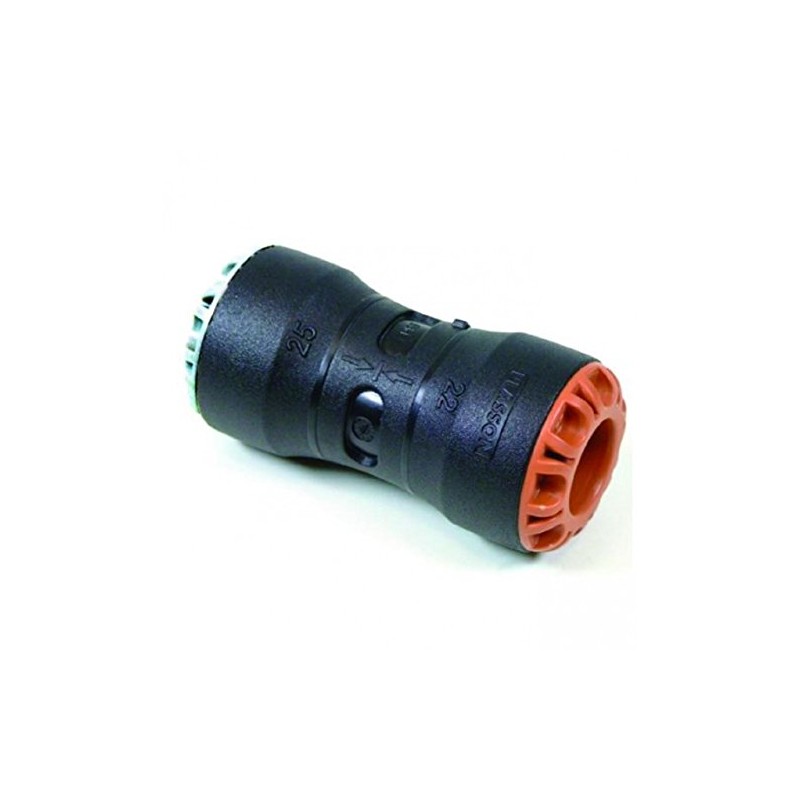 Plass-ONE 20mm x 15mm Push Fit MDPE to Copper Coupling