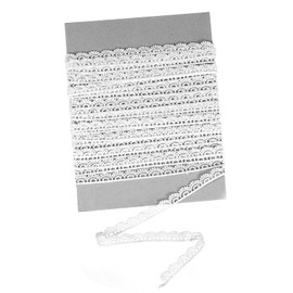 Lace Trimming, Lace Ribbon White, Border Fabric, Decorative Ribbon for Sewing, Lace Ribbons Vintage, Lace for Sewing, Trims and Ribbons for Sewing for DIY Sewing Craft Wedding Decoration, 10 Yards