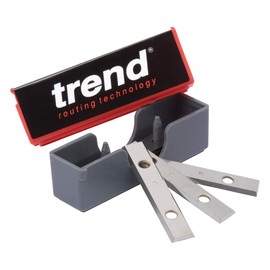 Trend Professional Rota-Tip Replacement Blades, 49.5mm Length, 9.0mm Width, 1.5mm Thickness, Pack of 10, RB/H/10