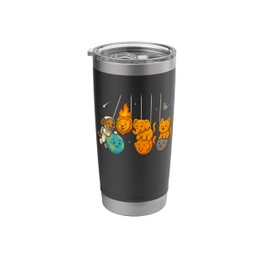 Funny Space Planets Newton Cradle Astronomy Animals Shirt Stainless Steel Insulated Tumbler