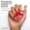 Gel by essie Longwear Nail Polish, Red Nail Varnish, Rock