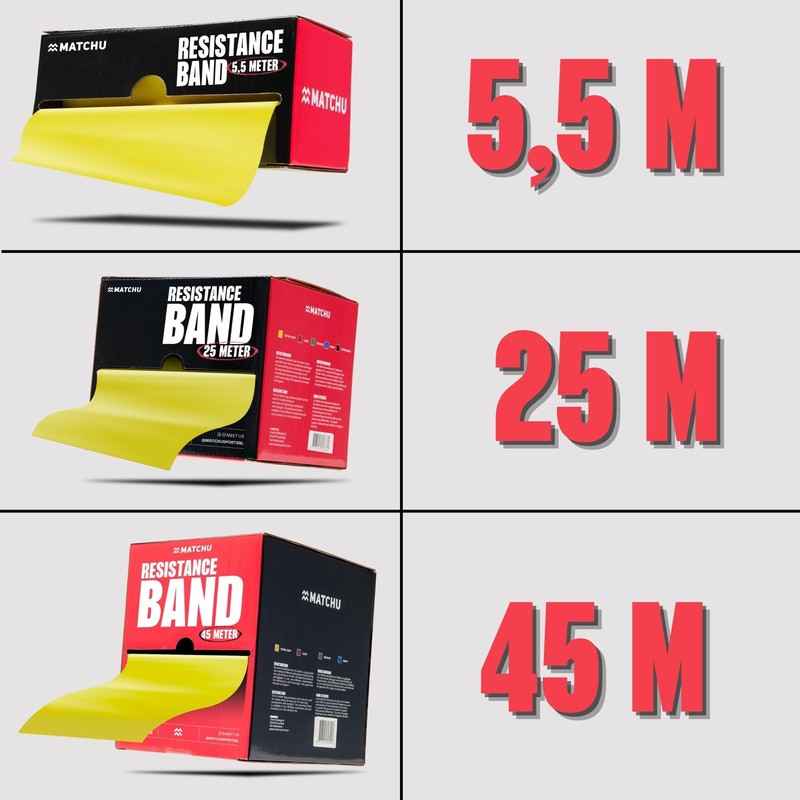 Matchu Sports Resistance Bands, Resistance Bands, 100% Latex, Can be