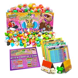 Sqwishland Bulk Box Series 6 – Mini Capsule Squishy Fidget Toys for Party Favors, Pencil Eraser Toppers, Treasure Box for Birthday Party & Celebration, Birthday Gifts for Students, 250 Capsules