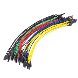 Audiophan Jumper Wire Female to Female 1 Pin Total Length Approx. 8.7 inches (22 cm) (including terminals) Cable Length: Approx. 7.9 inches (20 cm) (not including terminals) 50 points (red, blue,