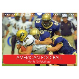 American Football. Nichts für Feiglinge! (Wandkalender 2026 DIN A4 quer), CALVENDO Monatskalender