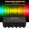Stereo Audio Splitter Box Mini Preamplifier Headphone Amplifier 2 Way