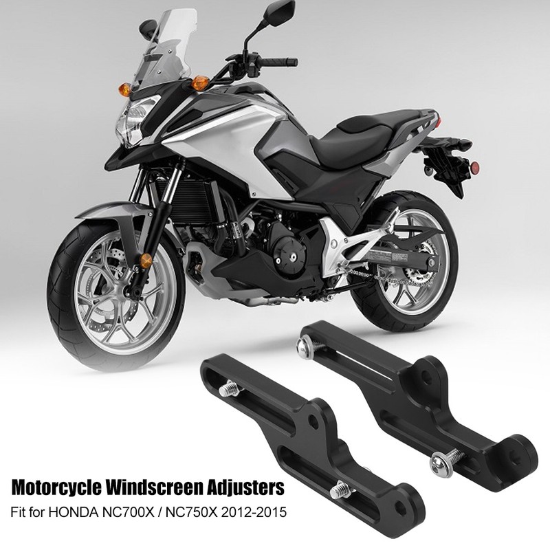 Motorcycle Windscreen Adjusters Windshield Bracket for Honda NC700X / NC750X