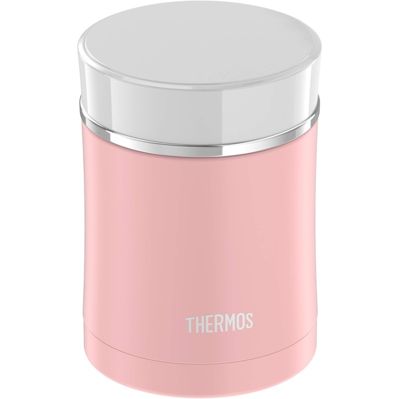 Thermos NS3408PK4 Sipp Stainless Food Jar, 16 Ounce, Matte Pink