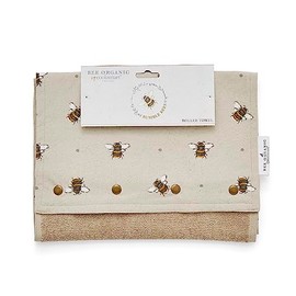 Cooksmart British Designed Roller Towel | Roller Towel for Bathroom or Kitchen | Roller Towels Bumble Bees