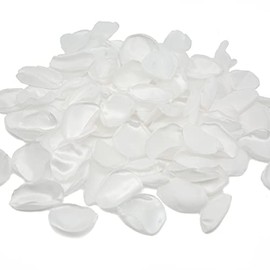 Capesaro Ivory Rose Petals,White Flower Silk Petals, Scatter Petals for Wedding Aisle Scatter,Dinner Table Centerpieces Party Decoration,Romantic Night,Valentine's Day Home Decor,200PCS
