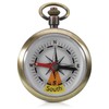 Navigation Compass,Hiking Compass,Brass Compass,Shockproof Waterproof Brass Hollow Camping Survival Tools