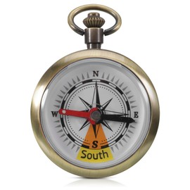 Navigation Compass,Hiking Compass,Brass Compass,Shockproof Waterproof Brass Hollow Camping Survival Tools for Navigation Outdoor