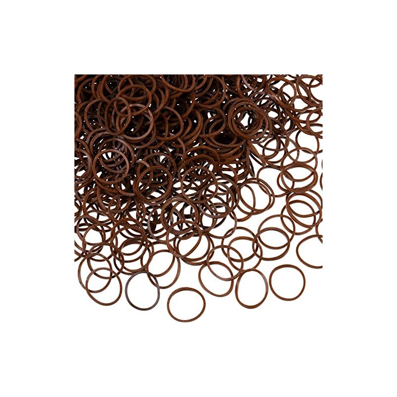 Hicarer 1000 Mini Rubber Bands Soft Elastic Bands for Hair