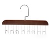 Homewares Wooden Tie and Belt Hanger, 2pcs Tie Rack Hanging
