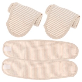 SHOWERORO 4pcs Cotton Belly Bands Soft Breathable Navel Protectors for Newborns Comfortable Tummy Coverage for Warmth Relaxation for Use