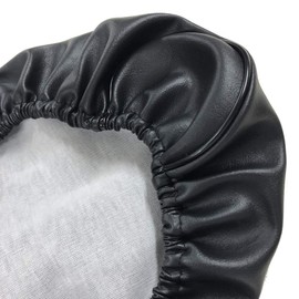 Honda Gyro X Black Dedicated Design Seat Cover, Strong Rubber Type, Made in Japan (Thick Fabric) [Fabric Color: Black/Piping Color: Front and Back, Black] CHRIS-HCR1041-C10