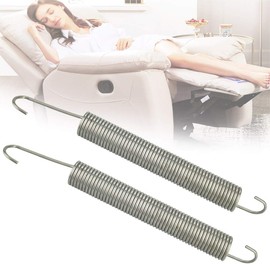 TANCUDER 2 Pcs Recliner Replacement Springs Dual Hook Mechanism Tension Springs Coil Helical Extended Compressed Springs Assortment Kits Hook for Recliner Chairs and Sofas, 175mm/6.8inch