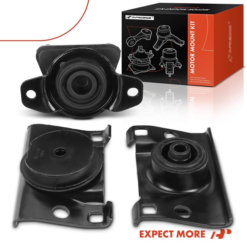 A-Premium 3PCS Engine Motor Mount and Transmission Mount Kit Compatible