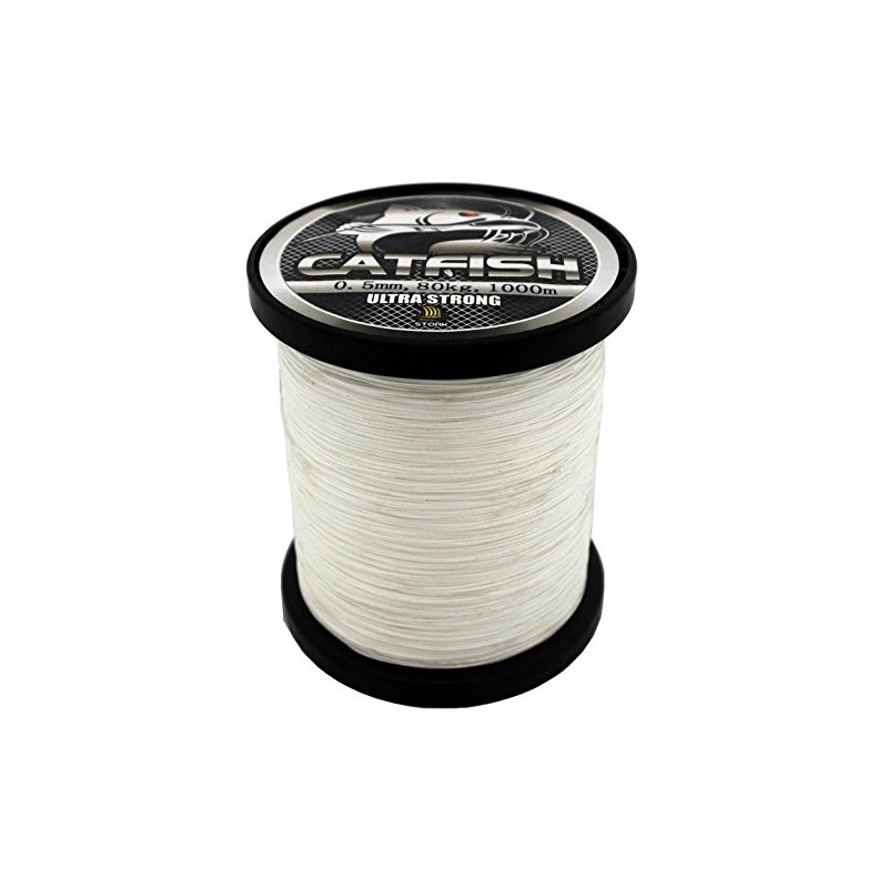 Stork Catfish, 8-Stranded Braided Fishing Line 1000m (White, 110 kg