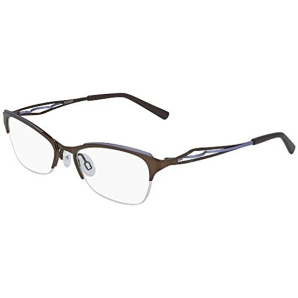 Flexon NEW FLEXON W3001 210 Brown FLEXIBLE TITANIUM Eyeglasses 53mm