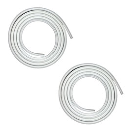 BODLYL RV Roof Vent Seal 51", White TPE Rubber for Ventline, Hengs and Camco, RV Seal Replacement for Vent Covers for roof Replacement Gasket (2 Pack)