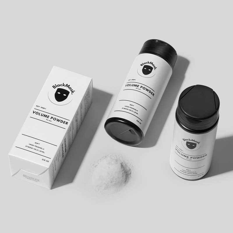 BlackMask 2 Pack Texture Powder for Men, Hair Powder for