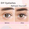 Glowingwin Individual Lashes Cluster Lashes Natural Look False Eyelashes Individual