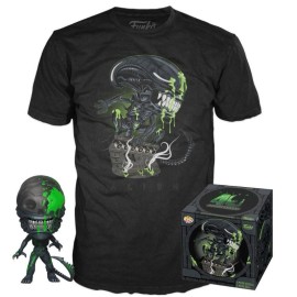 Funko Pop! Alien 40th Anniversary Xenomorph # 731 & Tee Size S Target Exclusive