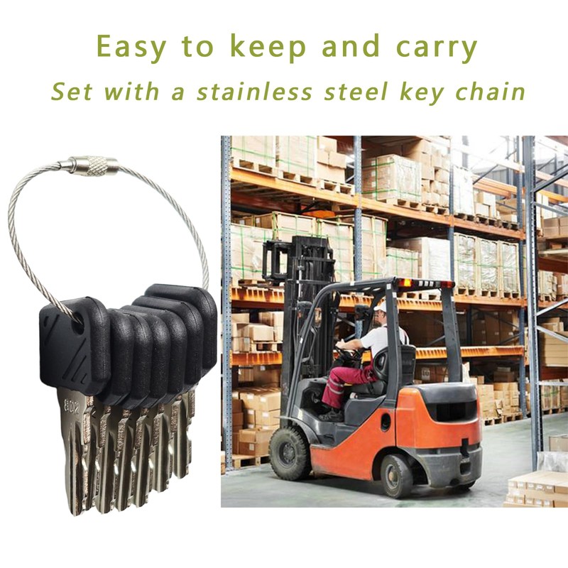 Newyuan 10 x Replacement Linde Forklift Ignition Key 802 Compatible