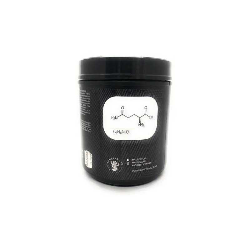 Madness Lab Glutamina 500 Gr Polvo X 2 Botes