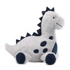 Lambs & Ivy Baby Dino Blue/Gray Plush Dinosaur Stuffed Animal